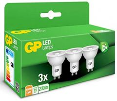 1x3 GP Lighting LED Reflector GU10 3,7W GP 087427 marca GP BATTERIES