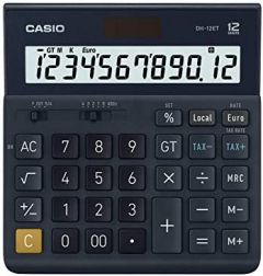 Casio DH-12ET calculadora Escritorio Calculadora básica Negro
