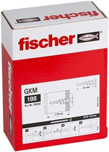 Fischer 24556 tornillo de anclaje y taco 100 pieza(s) Enchufe de pared 31 mm