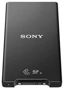 Sony MRW-G2 lector de tarjeta USB 3.2 Gen 1 (3.1 Gen 1) Type-A/Type-C Interno Negro