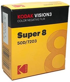 KODAK Vision3 50D 7203, 8 mm x 15 m Perf. 1R Schmalfilm