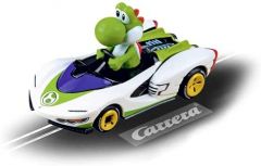 Carrera Go 20064183 Slot Car Nintendo Mario Kart-P-Wing-Yoshi, Multicolor Coche