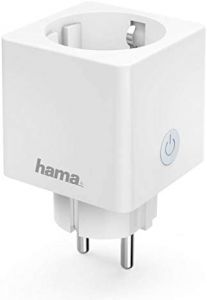Hama | Enchufe Inteligente WLAN (3680 W, Compatible con Alexa y con Google Home, Sin puerta de enlace), Color Blanco