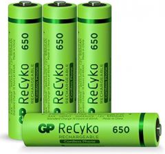 GP Batteries NiMH rechargeable batteries 12065AAAHCE-C4 batería recargable industrial Níquel-metal hidruro (NiMH) 650 mAh 1,2 V