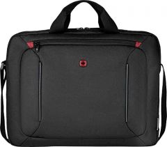Wenger BQ 16 Slimcase Toploader Laptop Bag Black Bolso para portátil, Adultos Unisex, Multicolor (Multicolor), Talla Única