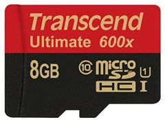 Transcend 8GB microSDHC Class 10 UHS-I (Ultimate) MLC Clase 10