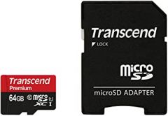 Transcend TS64GUSDU1 memoria flash 64 GB MicroSDXC MLC Clase 10