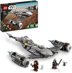 LEGO 75325 Star Wars Caza Estelar N-1 de The Mandalorian, Set Construcción, Libro de Boba Fett, Mini Figuras Baby Yoda y Droide, Idea de Regalo