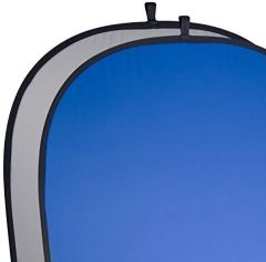 Walimex 18287 reflector de estudio fotográfico Ovalado Azul, Gris