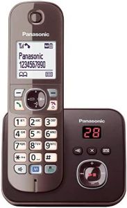 Panasonic KX-TG6821GA teléfono Teléfono DECT Identificador de llamadas Marrón