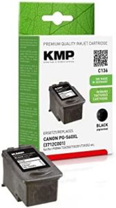 KMP C136 cartucho de tinta 1 pieza(s) Compatible Alto rendimiento (XL) Negro