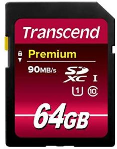 Transcend TS64GSDU1 memoria flash 64 GB SDXC NAND Clase 10