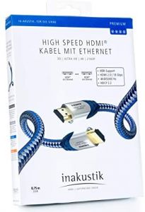 Inakustik 00423007 cable HDMI 0,75 m HDMI tipo A (Estándar) Azul