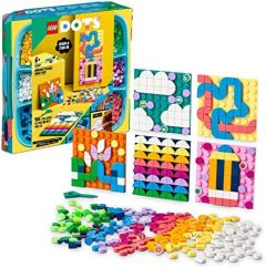 LEGO 41957 Dots Megapack de Parches Adhesivos 5en1, Juguete, Manualidades para Niños y Actividades Creativas, Decorar Libretas y Fundas de Móvil, Idea de Regalo
