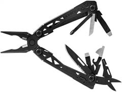 Gerber multiherramienta con clip para cinturón y 15 funciones, Suspension NXT, peso: 190 g, longitud cerrada: 10,8 g, negro, 30-001778
