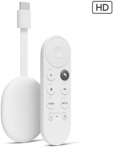 Google Chromecast TV (HD) Nieve – Transmite Entretenimiento a Distancia con reconocimiento de Voz en tu TV – Ver películas y Series