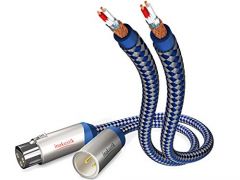 Inakustik 00405007 cable de audio 0,75 m XLR Azul, Plata