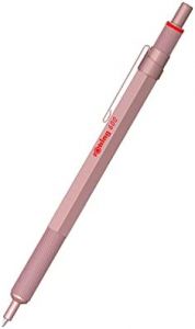 rOtring 600 bolígrafo | punta media | tinta azul | cuerpo oro rosa | recargable