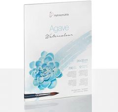 Agave Watercolour - Papel de acuarela (290 g/m², A4, 12 hojas)