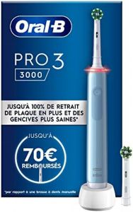 Oral-B Pro 3 3000 Cross Adulto Cepillo dental oscilante Azul