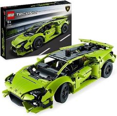 LEGO 42161 Technic Lamborghini Huracán Tecnica, Kit de Maqueta de Construcción de Coche de Carreras de Juguete para Niños, Niñas y Aficionados al Motor, Idea de Regalo Coleccionable