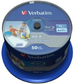 Verbatim 43812 disco blu-ray lectura/escritura (BD) BD-R 25 GB 50 pieza(s)
