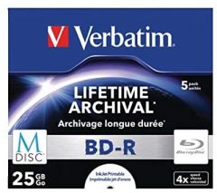 Verbatim M-Disc 4x BD-R 25 GB 5 pieza(s)