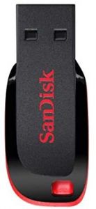 SanDisk Cruzer Blade unidad flash USB 128 GB USB tipo A 2.0 Negro, Rojo