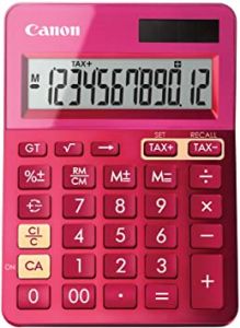 Canon LS-123k calculadora Escritorio Calculadora básica Rosa