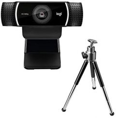 Logitech C922 Pro Stream cámara web 1920 x 1080 Pixeles USB Negro