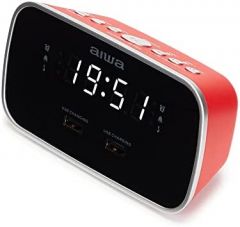Aiwa CRU-19RD despertador Reloj despertador digital Rojo