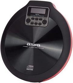 Aiwa PCD-810RD Reproductor de CD portátil Negro, Rojo