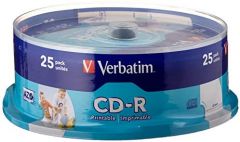 Verbatim CD-R AZO Wide Inkjet Printable 700 MB 25 pieza(s)