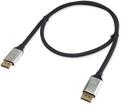 Equip 119262 cable DisplayPort 2 m Aluminio, Negro