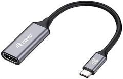 Equip 133491 adaptador de cable de vídeo 0,15 m USB Tipo C HDMI Negro, Gris
