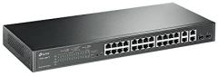 TP-Link T1500-28PCT switch Gestionado L2 Fast Ethernet (10/100) Energía sobre Ethernet (PoE) 1U Negro