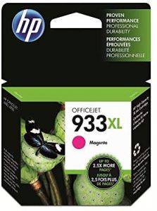 HP 933XL CN055AE,Cartucho de Tinta Original de alto rendimiento, Magenta, compatible con impresoras de inyección de tinta HP OfficeJet 6100, 6600, 6700, 7110, 7510, 7610, 7612