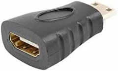 Lanberg AD-0037-BK cambiador de género para cable HDMI HDMI Mini-C Negro