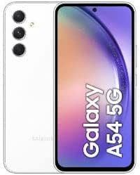 Samsung Galaxy A54 5G SM-A546B/DS 16,3 cm (6.4") Ranura híbrida Dual SIM Android 13 USB Tipo C 8 GB 256 GB 5000 mAh Blanco