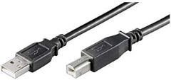 Goobay 0.25m USB 2.0 A/B cable USB 0,25 m USB A USB B Negro