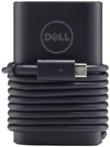 DELL AC Adapter, 45W, 19.5V, 3 Pin, Type C, C5 Power Cord, KR7FK (Pin, Type C, C5 Power Cord (Not Incl.), Slim Form Factor)