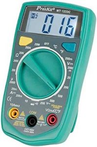 Multímetro digital 3 1/2 dígitos con test de temperatura proskit