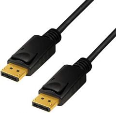 LogiLink CV0121 cable DisplayPort 3 m Negro
