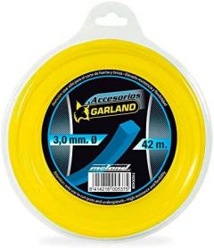 Garland - Dispensador nylon cuadrado 42m diámetro 3,0mm