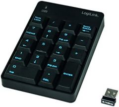 LogiLink ID0120 teclado numérico Portátil RF inalámbrico Negro