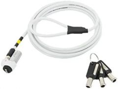 Mobilis 001328 cable antirrobo Blanco 1,8 m