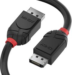 Lindy 36490 cable DisplayPort 0,5 m Negro