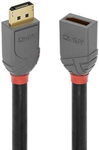 Lindy 36495 cable DisplayPort 0,5 m Negro