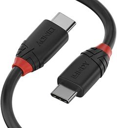 Lindy 36906 - Cable USB (1 m, USB C, USB C, 3.1 (3.1 Gen 1), 10000 Mbit/s, Negro)