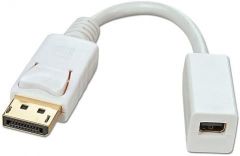 Lindy 41060 adaptador de cable de vídeo 0,15 m DisplayPort Mini DisplayPort Blanco
